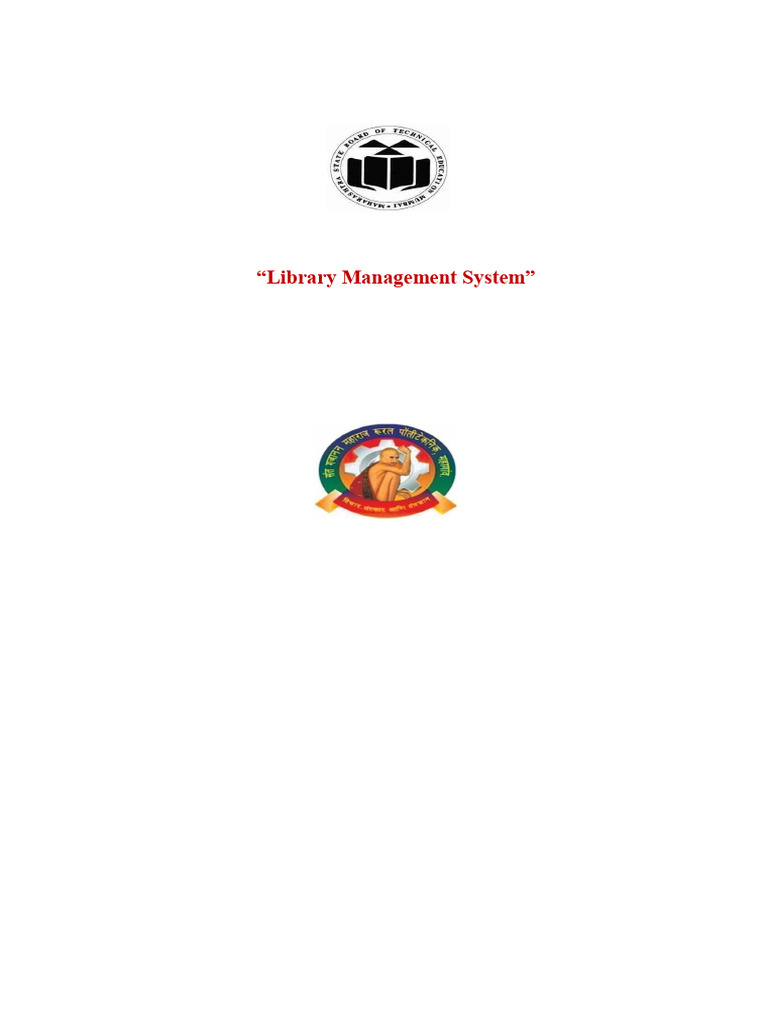 Library Management System Micro Project | PDF | Libraries | Python ...