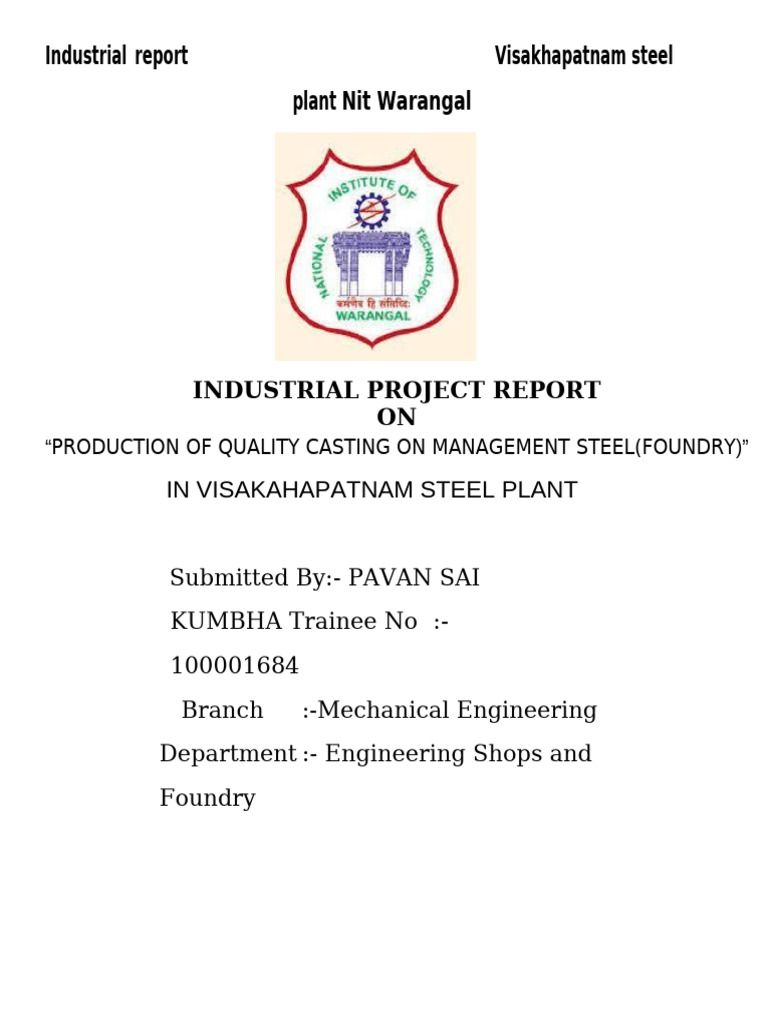 Steel Plant Project PSK 2021 | PDF | Blast Furnace | Coke (Fuel)
