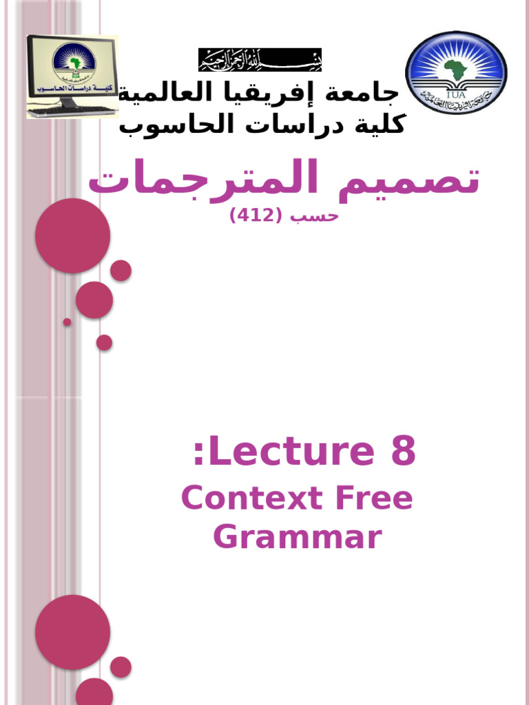 Context-Free Grammar and Parsing Basics | PDF | Parsing | Metalogic