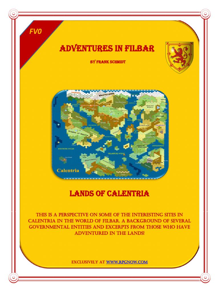 Filbar's Calentria Adventure Guide | PDF