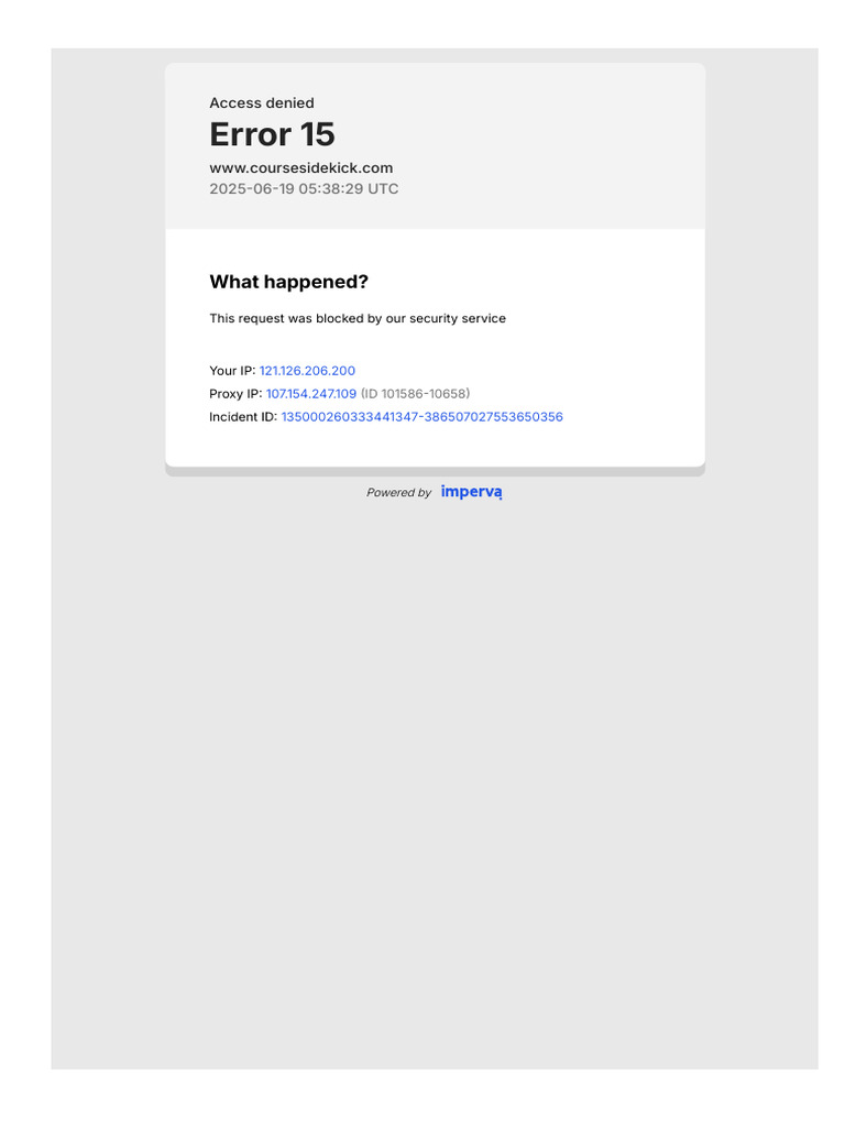 Access Denied: Error 15 Details | PDF