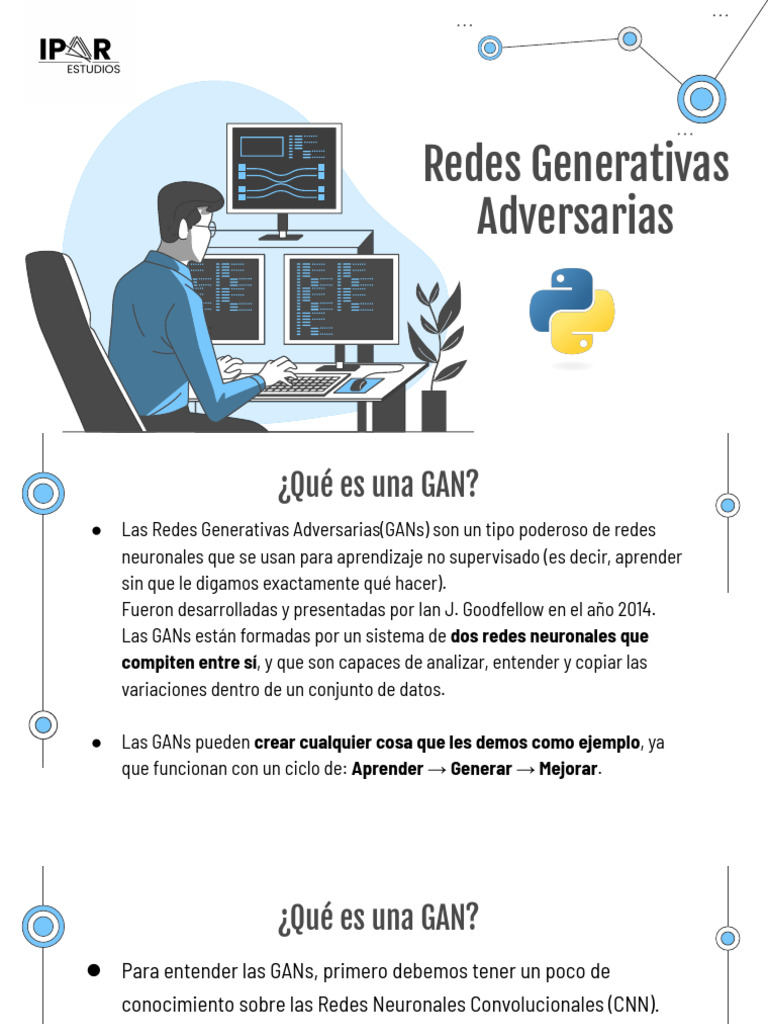 Introducción a las Redes GAN | PDF | Aprendizaje profundo | Aprendizaje ...