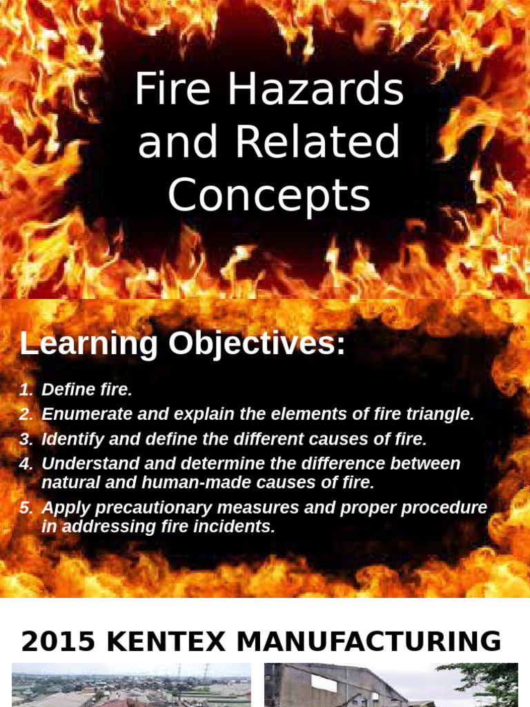 Understanding Fire Hazards and Safety | PDF | Fires | Combustion
