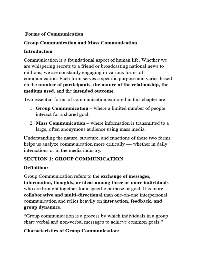 CH 1 Part 2 Notes | PDF | Public Speaking | Communication