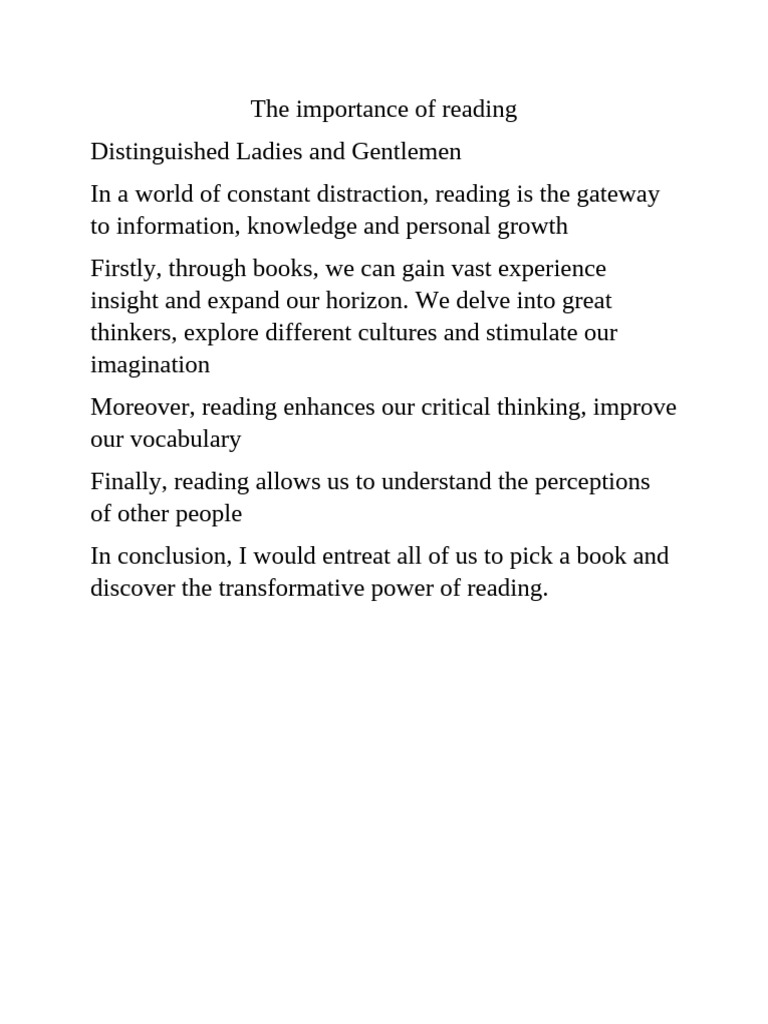 The Transformative Power of Reading | PDF