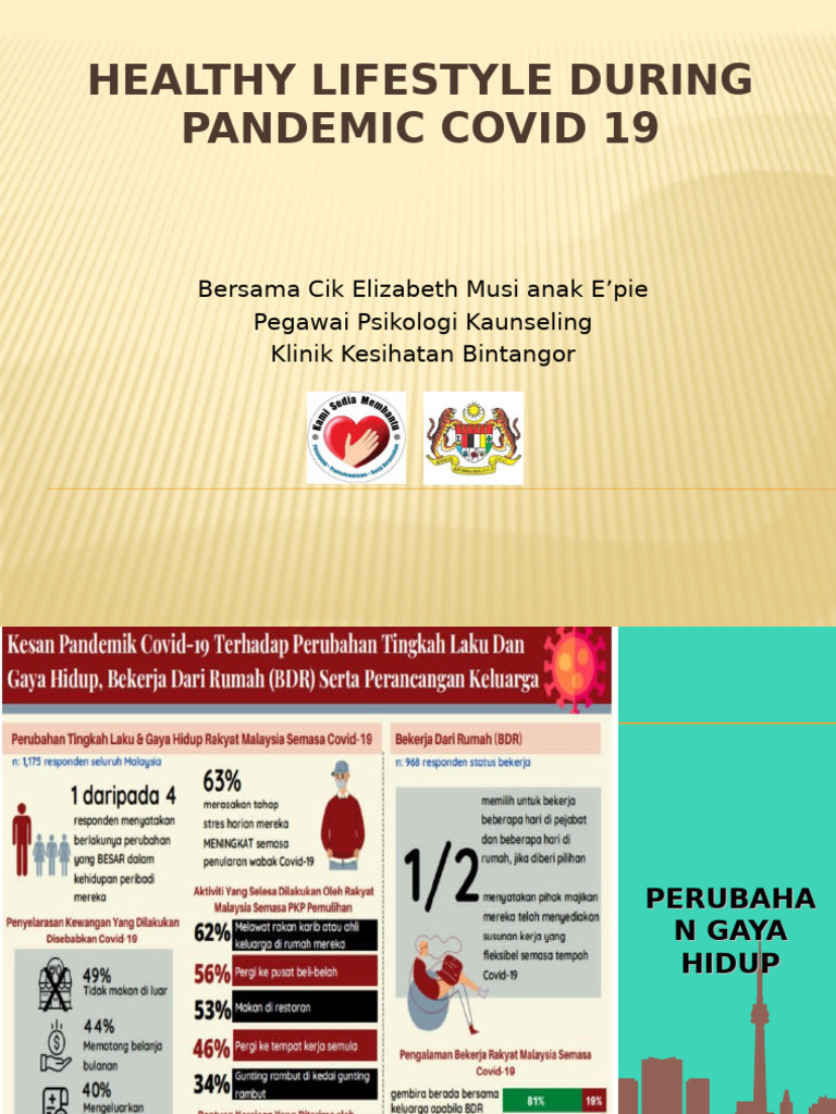 Healthy Lifestyle During Pandemic Covid 19 | PDF
