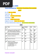 ACEM Exam Dates and Applications 2025 | PDF