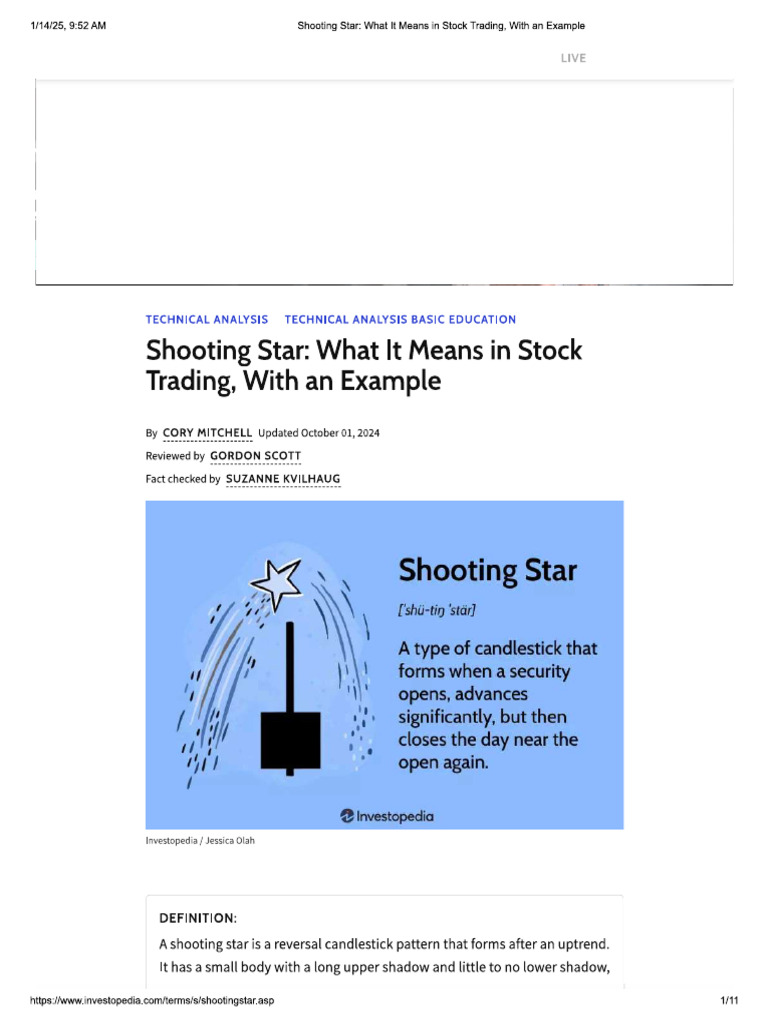 Shooting Star | PDF