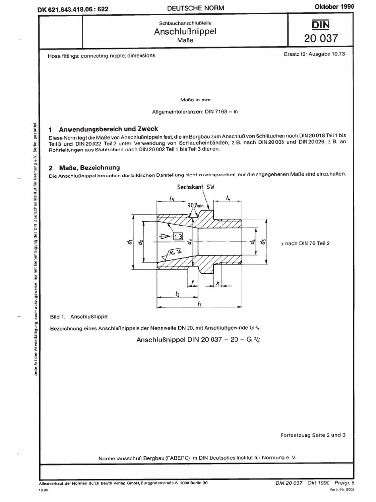 Din 20037 1990 (De) | PDF