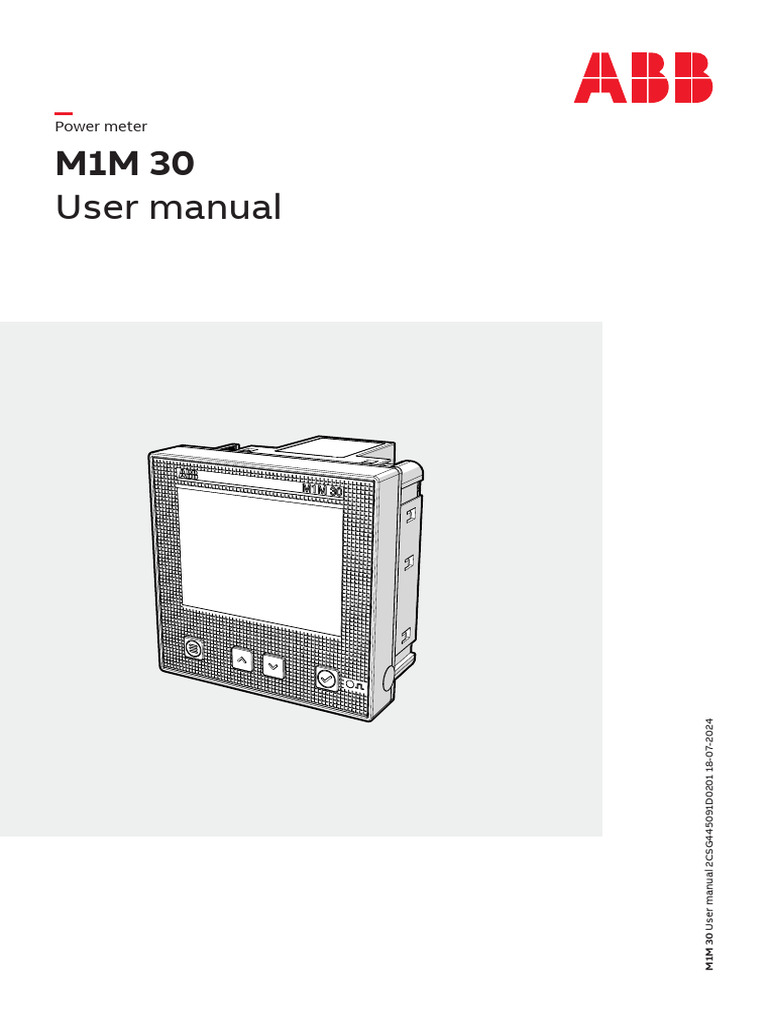 M1M 30 Power Meter User Manual | PDF | Switch | Power Supply
