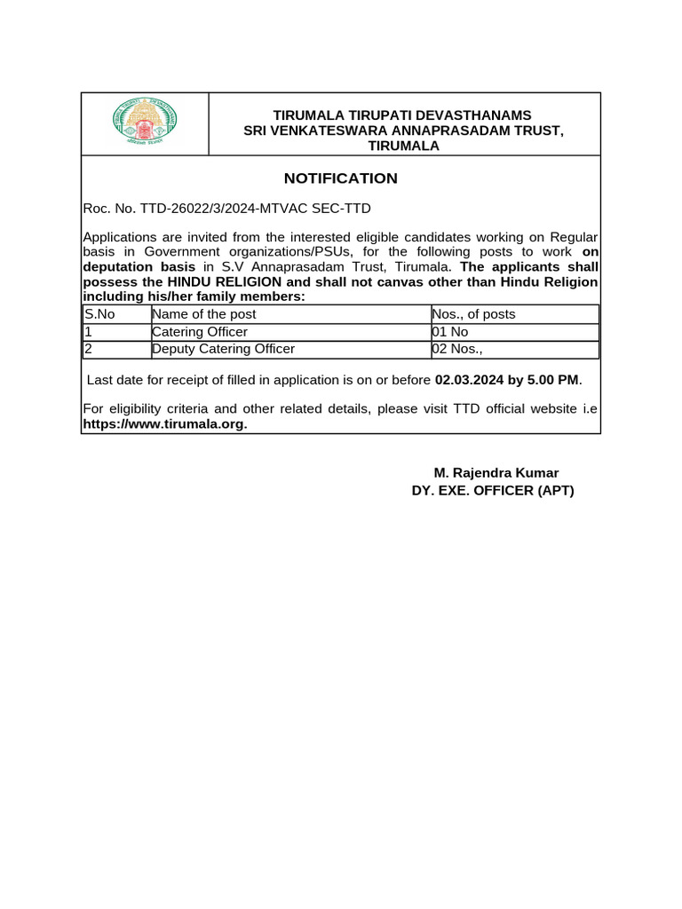 Notification | PDF