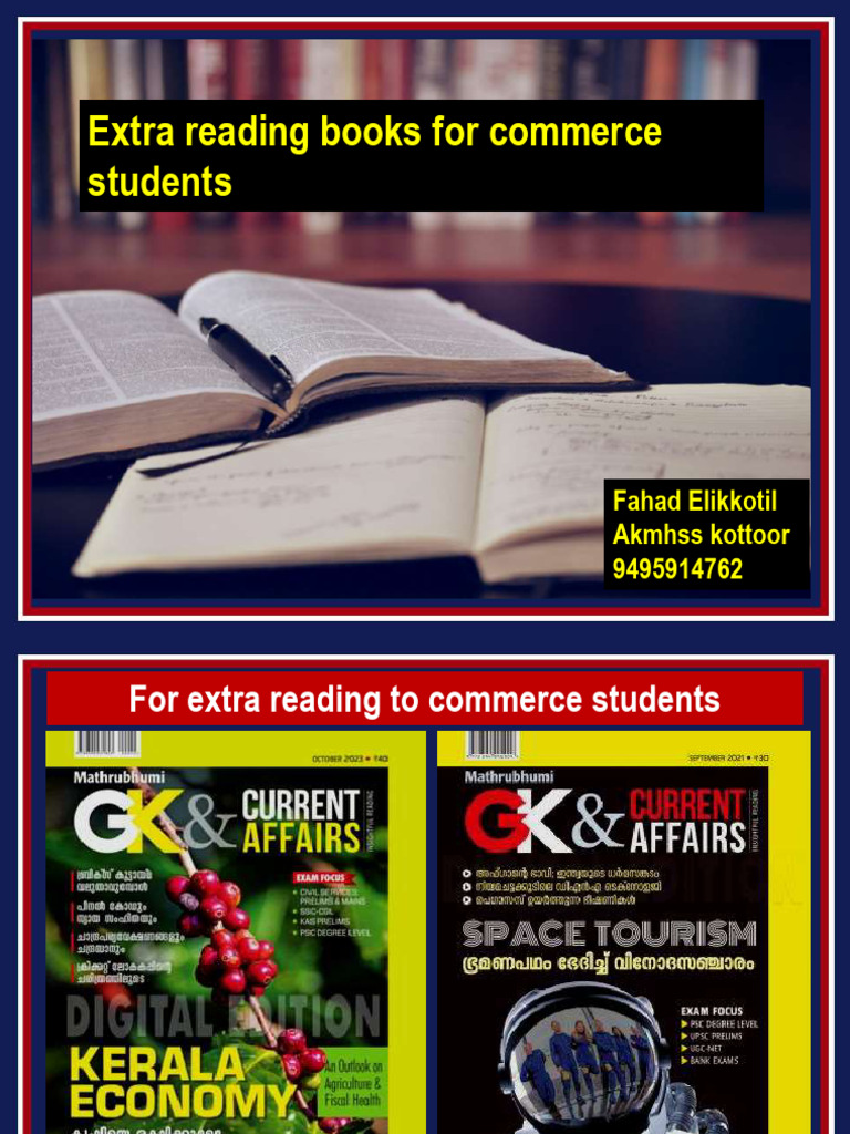 Extra Reading Books for Commerce Students | PDF