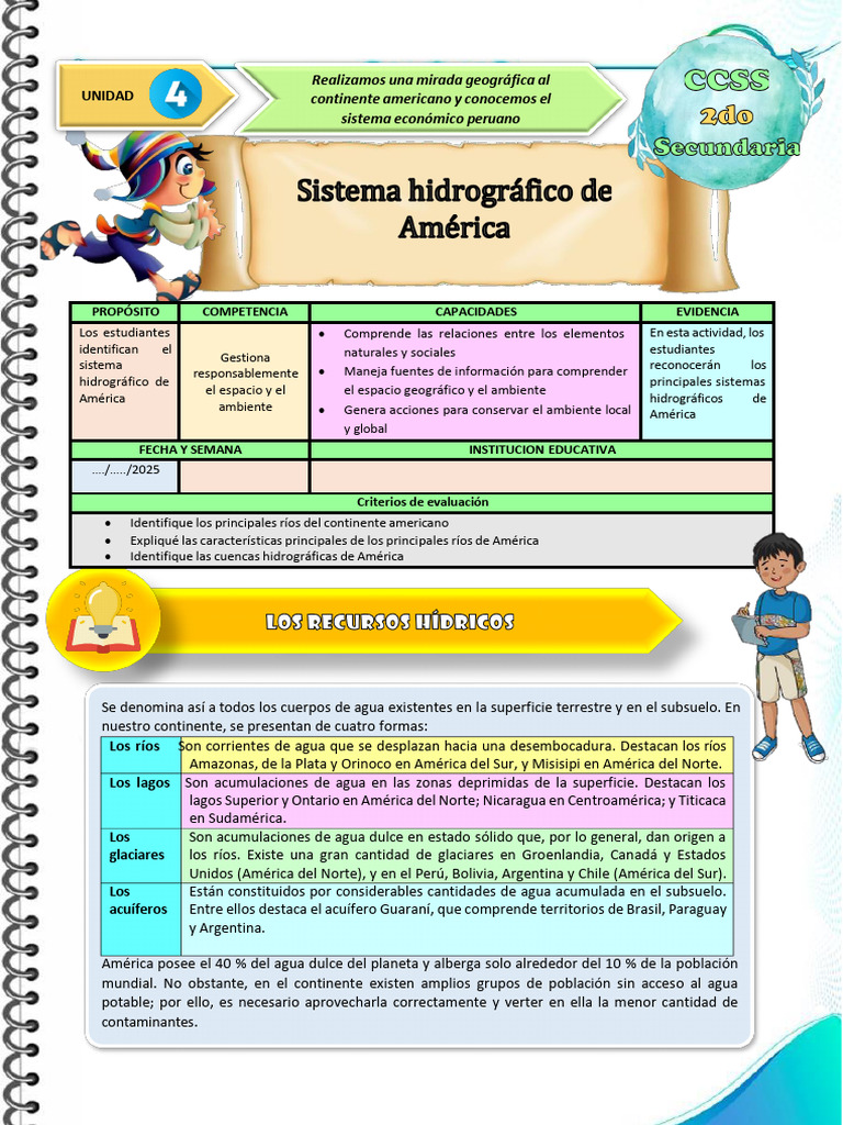 FICHA DE ACTIVIDAD CCSS 2°-SEMANA 2 (1) Sasasasasasasa | PDF | Américas ...