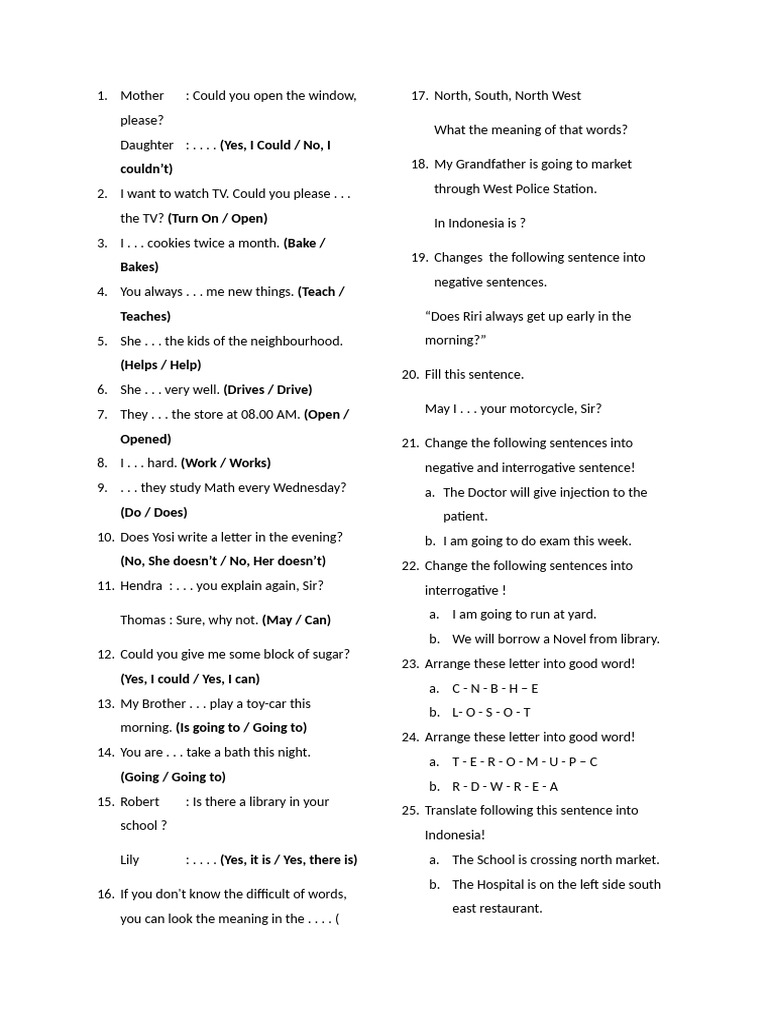 English Language Exercises for Students | PDF | Chess Theory | Chess