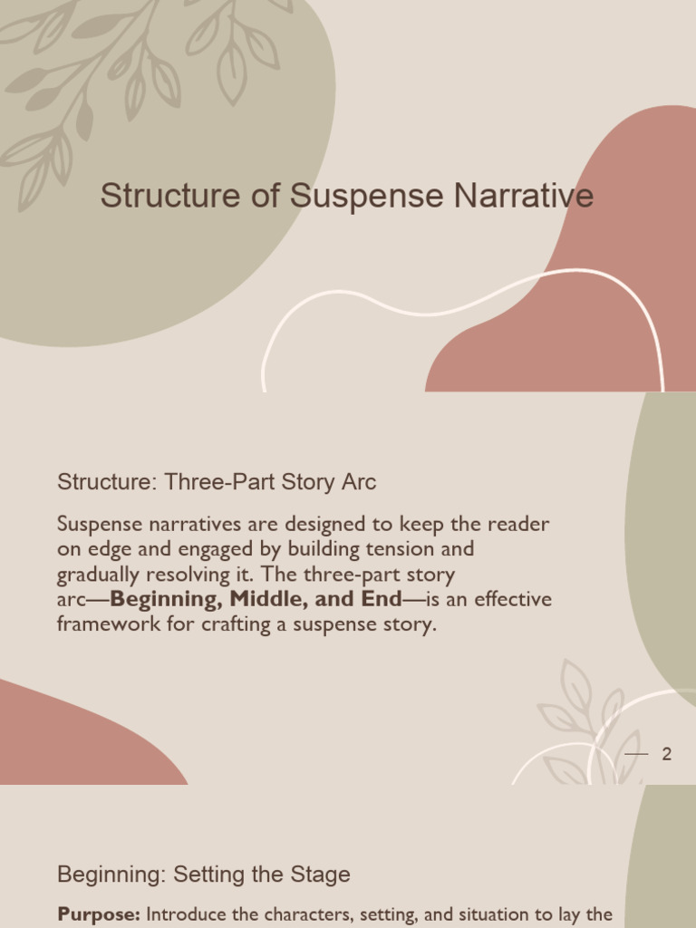 Praneel - Structure of Suspense Narrative | PDF