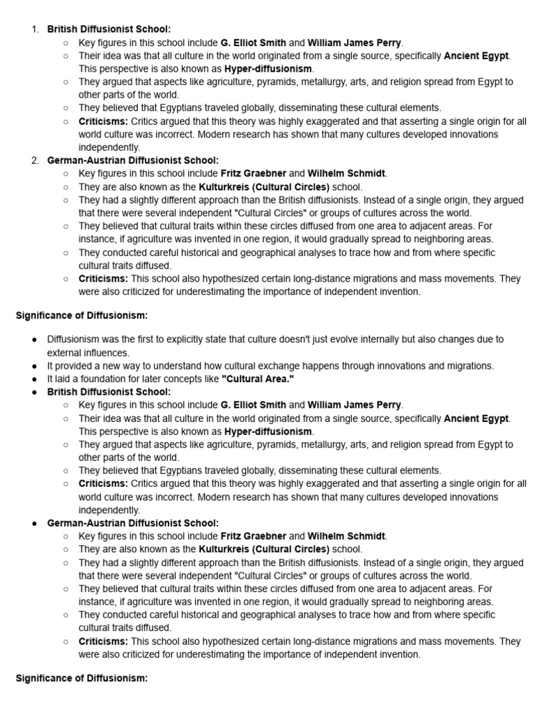 British Diffusionist School | PDF | Liberal Arts Education | Science