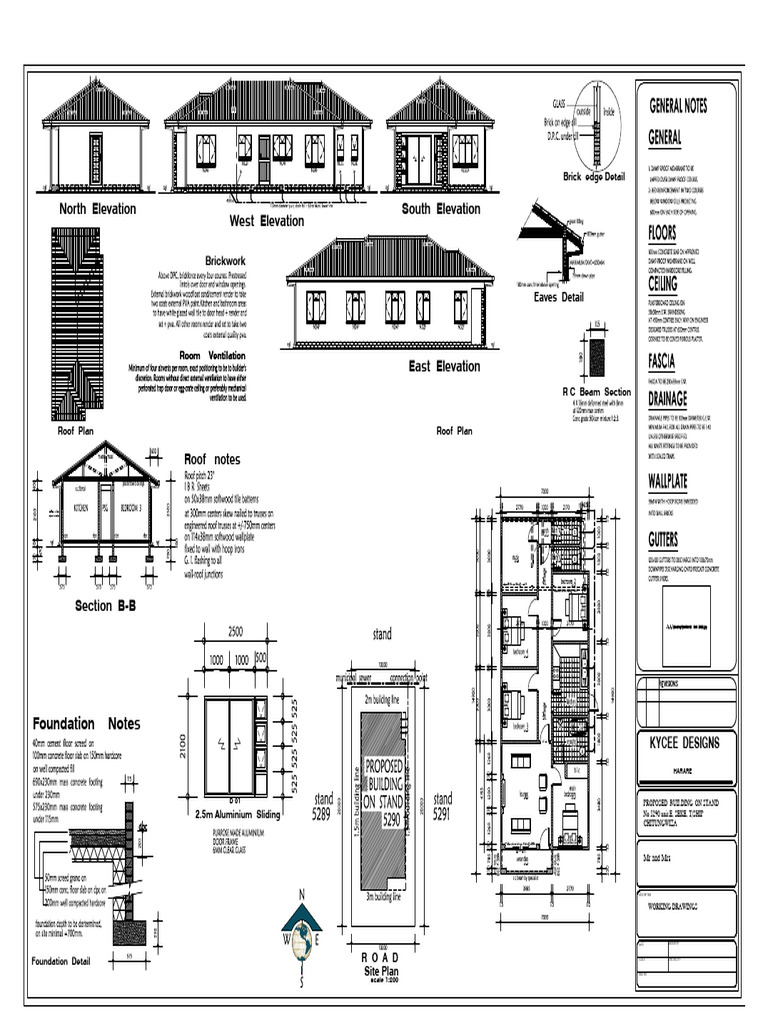 Architectural Roof Plan Overview | PDF | Building Technology | Components
