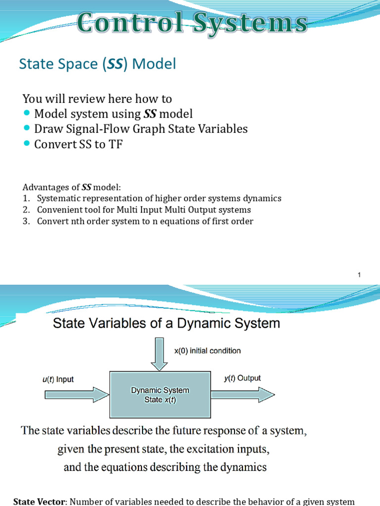 09 State Space Analysis Review | PDF