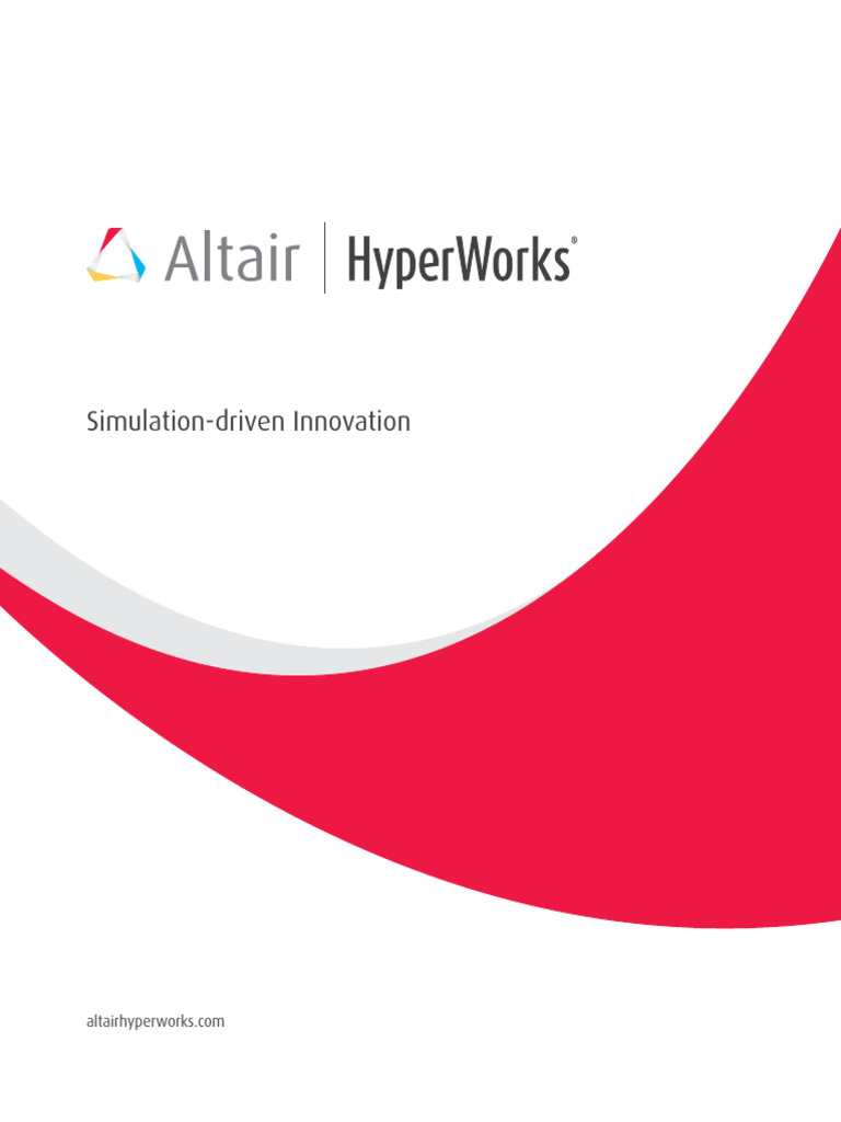 Altair HyperWorks: CAE Simulation Solutions | PDF | Computational Fluid ...