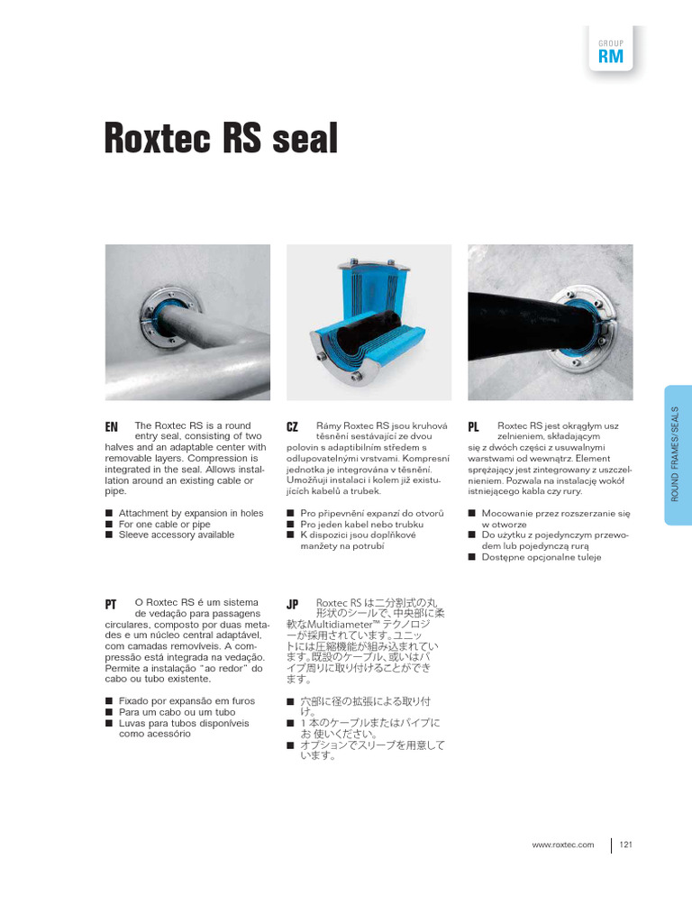 ROXTEC - Linha RSPDF | PDF