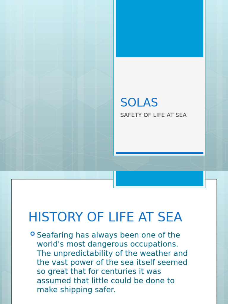 Solas | PDF | Ships | Dangerous Goods