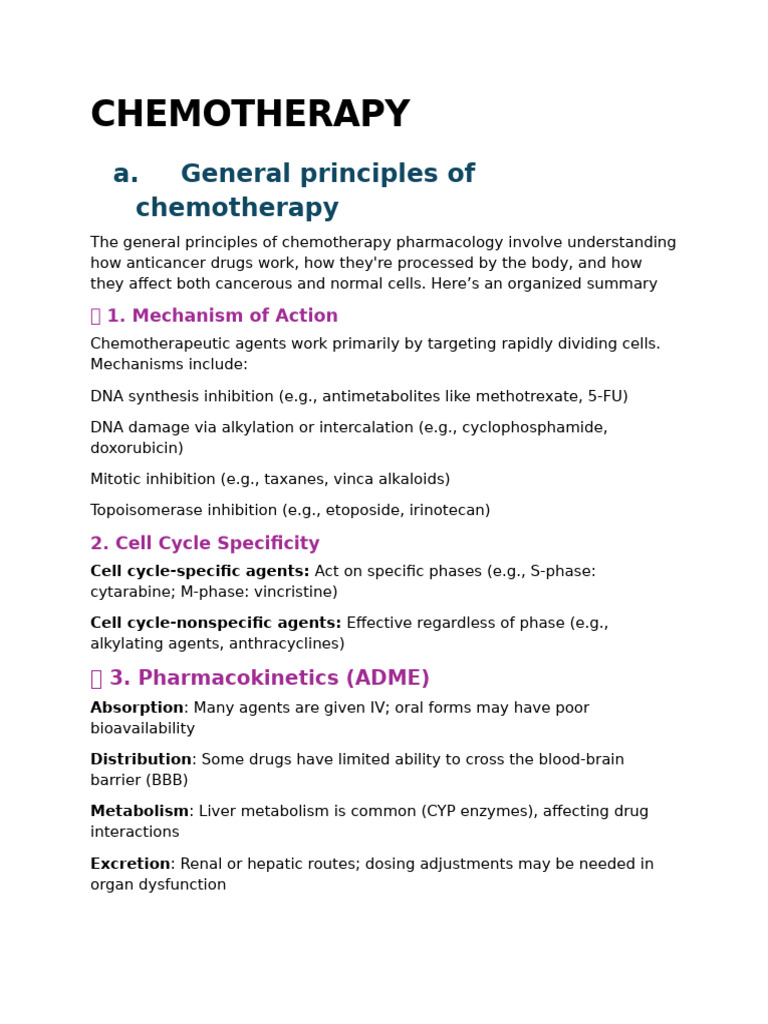 Chemotherapy and Sulfonamide Overview | PDF | Chemotherapy | Penicillin