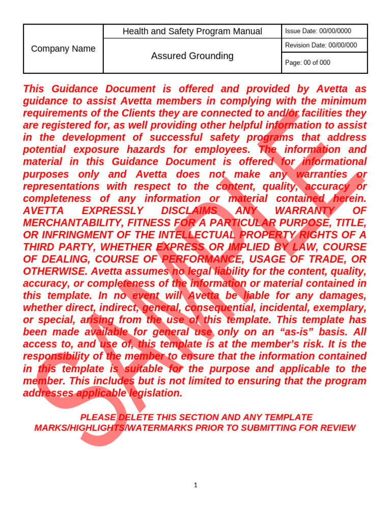 Assured Grounding Program Guidelines | PDF | Electrical Connector ...