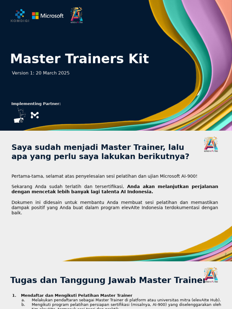 Panduan Master Trainer AI-900 | PDF