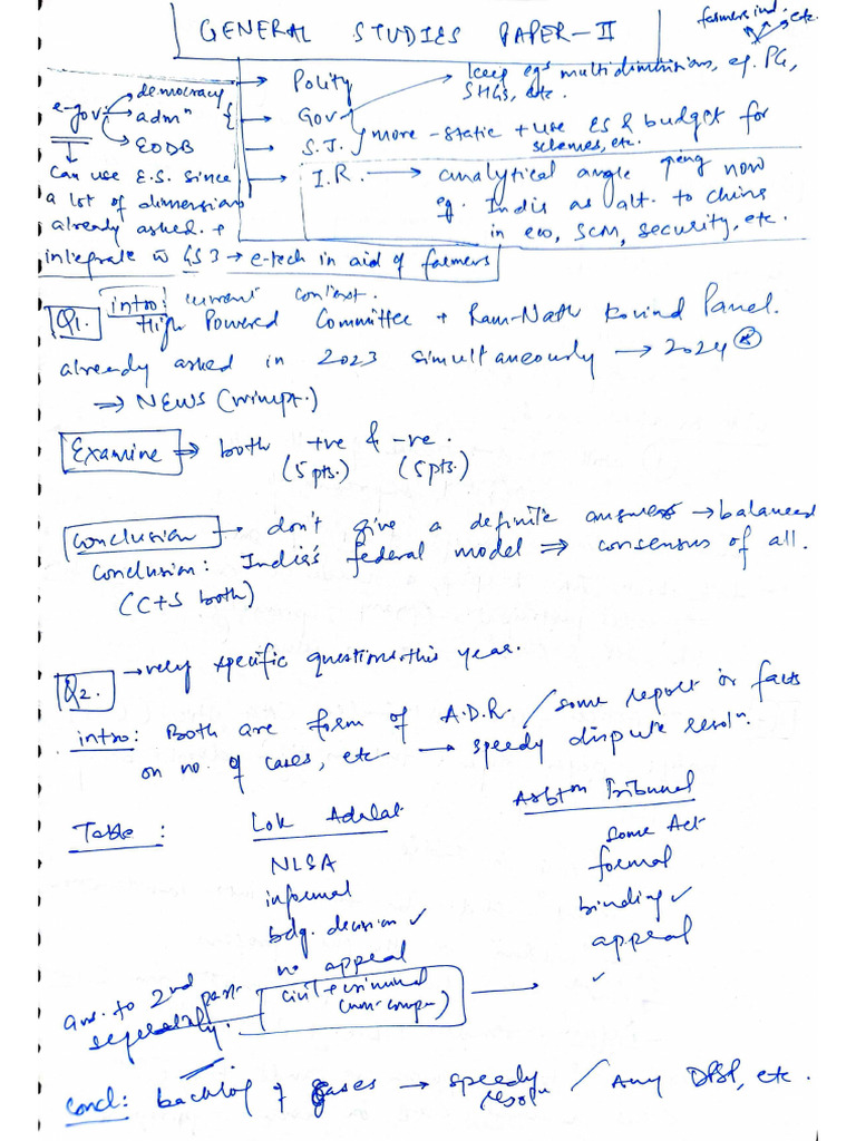GS 2 Strategy by Shakti AIR 1 | PDF
