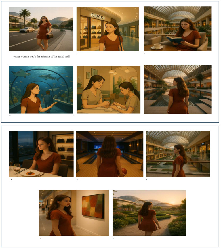 Young Women Mall Experience Storyboard | PDF