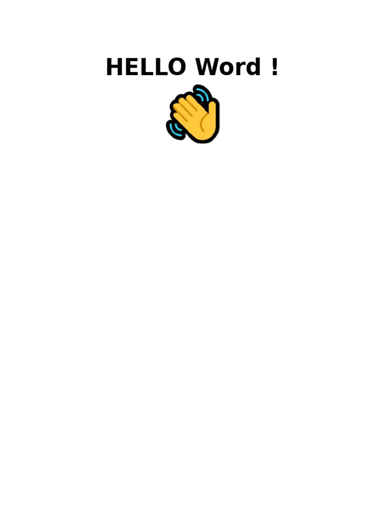 Hello Word | PDF