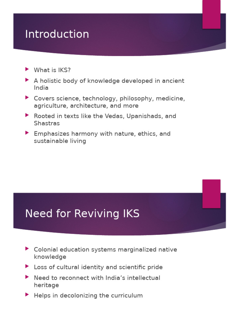 Why IKS Presentation | PDF