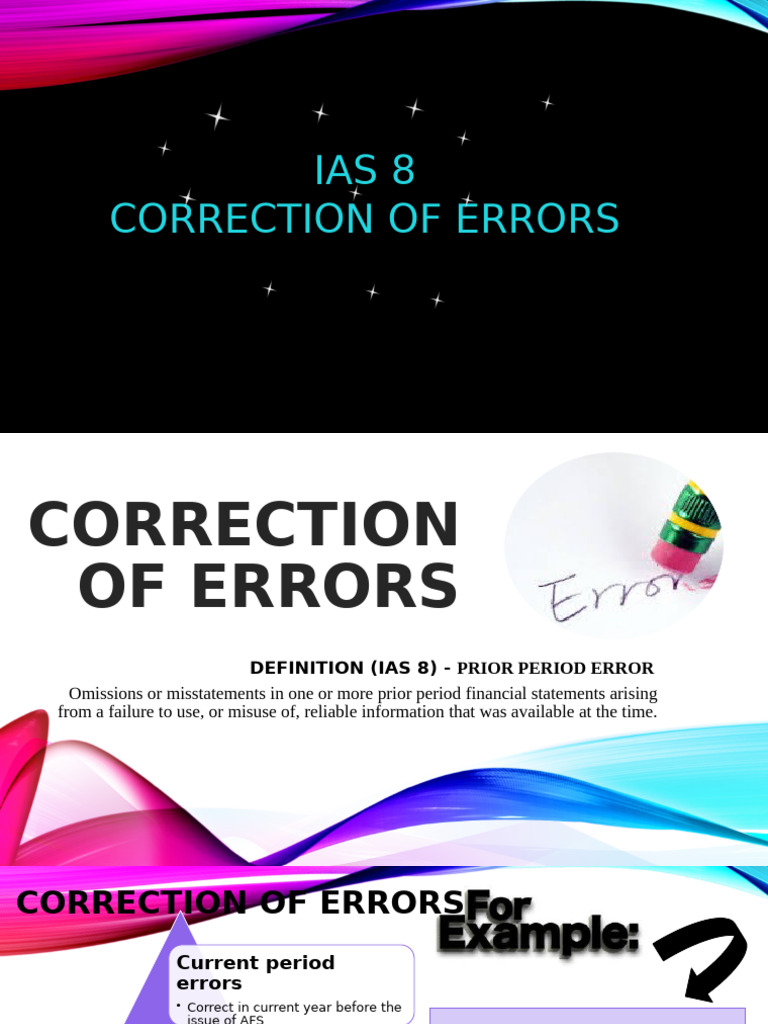IAS+8+ +Correction+of+Errors+2021 | PDF