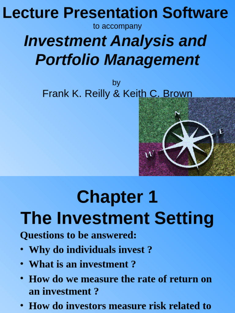 Investment Analysis: Measuring Returns and Risks | PDF | Financial Risk ...