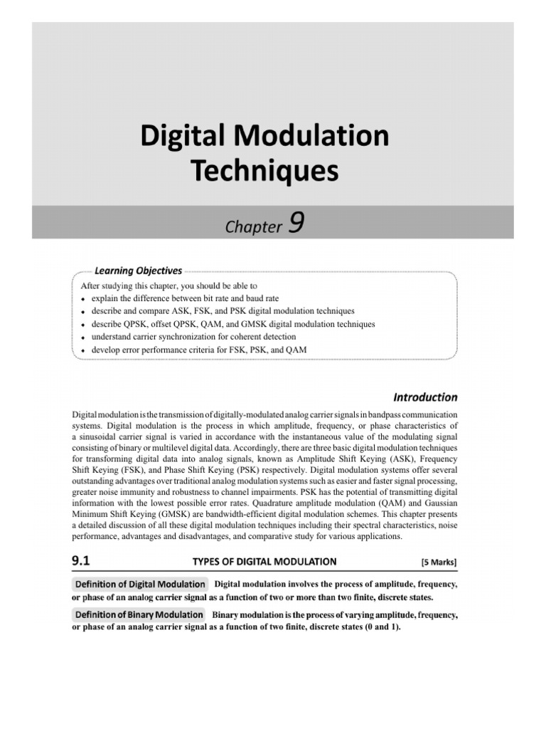 Mod 9 GBD | PDF | Modulation | Detector (Radio)