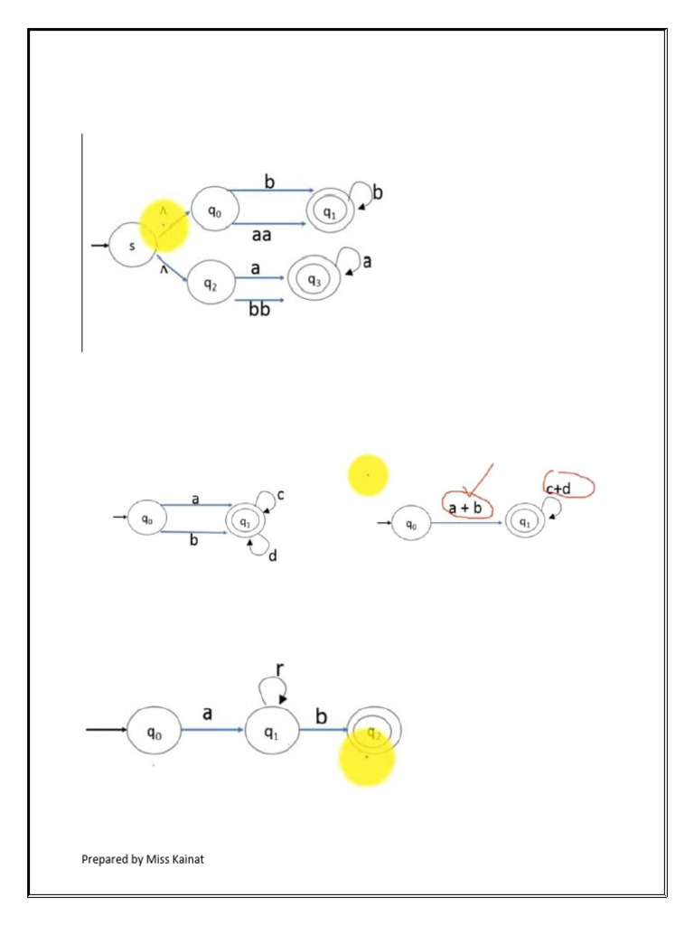 Transition Graph Simplification Rules | PDF