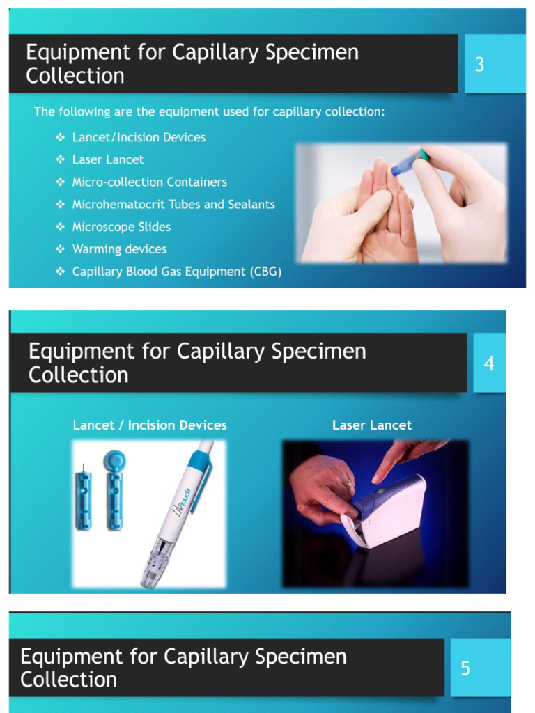 Lesson 3 Capillary Puncture PMLS Lec | PDF