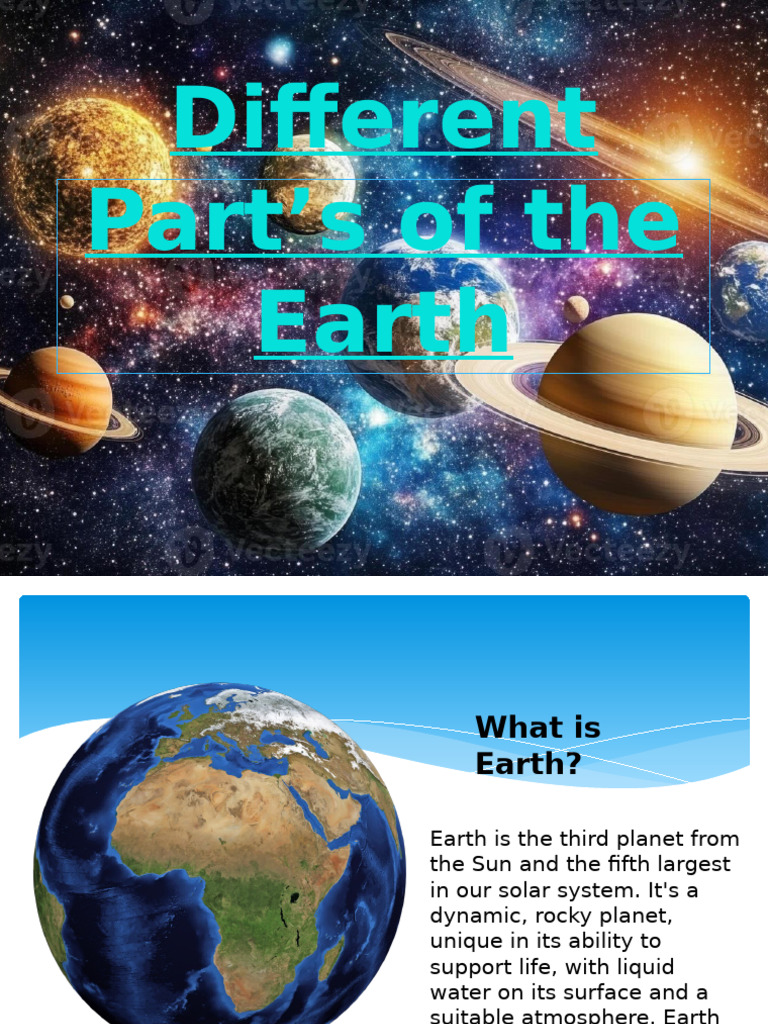 Different Part s of the Earth PDF Earth Planetary Core Different Part s of the Earth PDF Earth Planetary Core