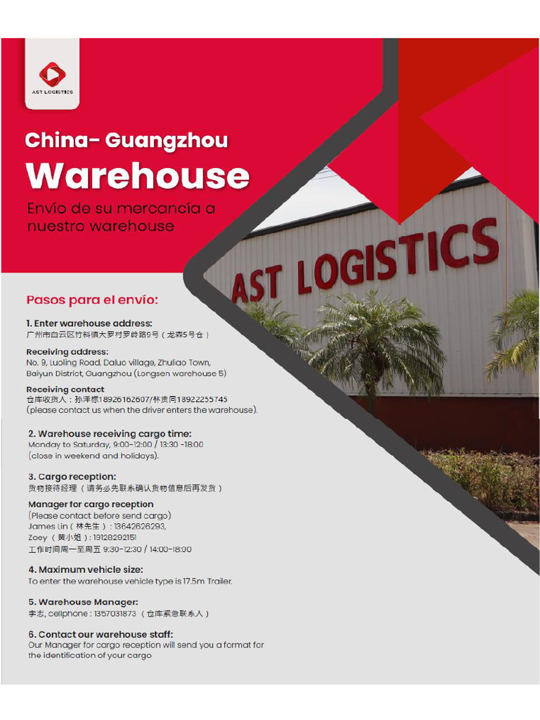 Ast Logistic China Warehouse... | PDF