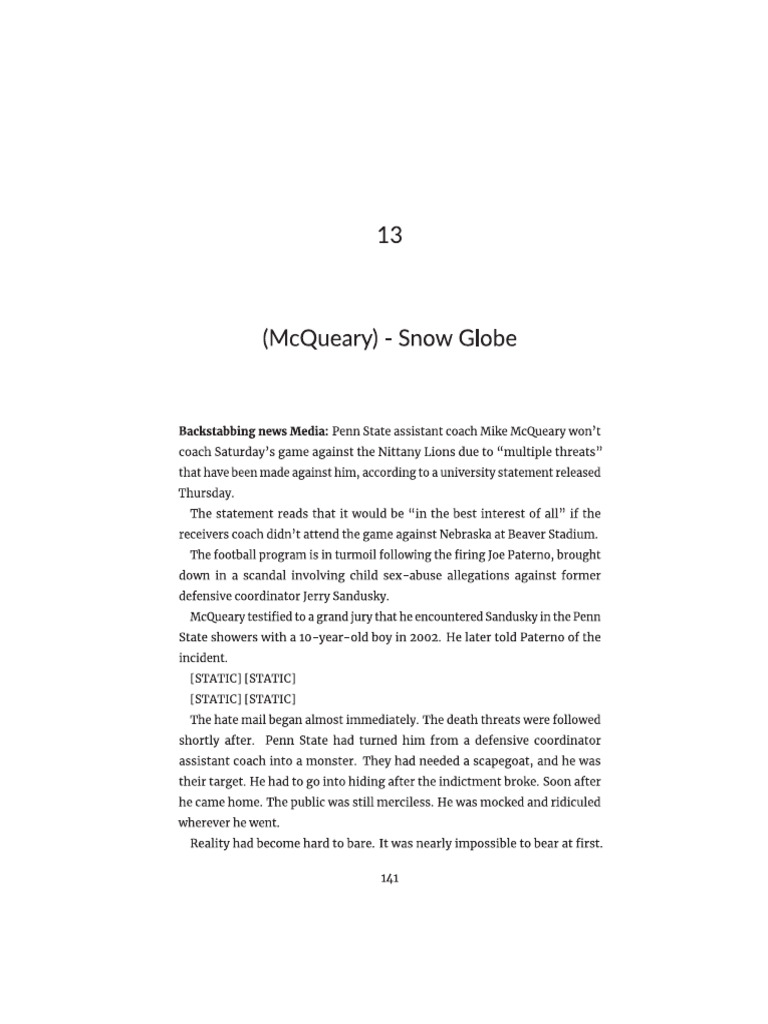 Chapter - Snow Globe | PDF
