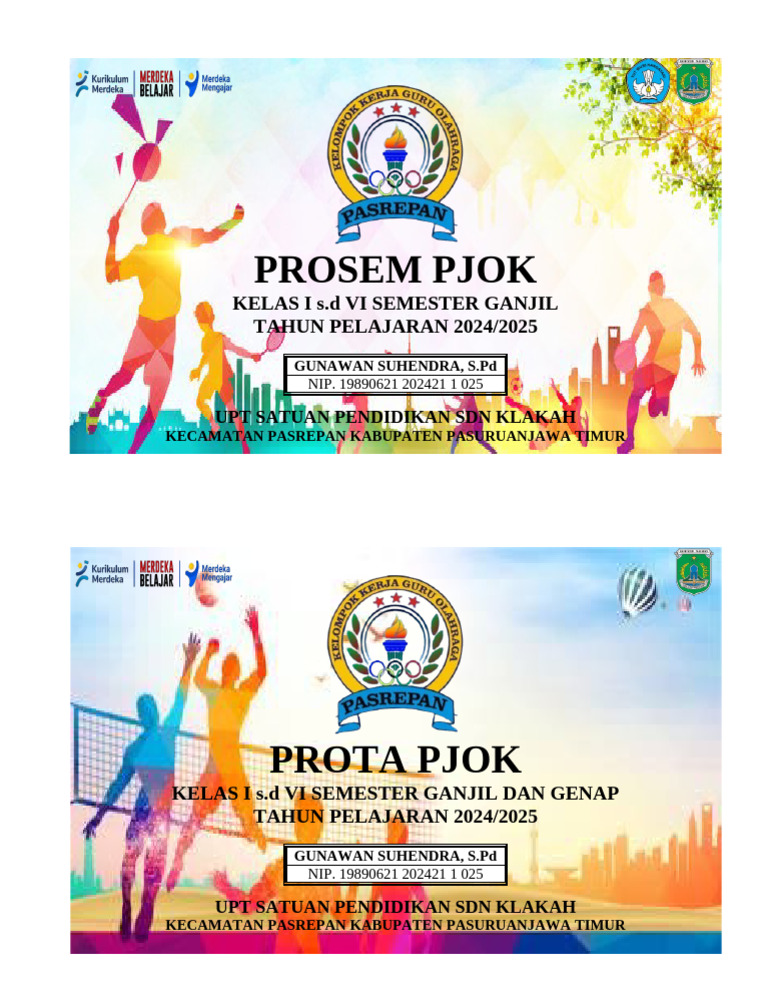 Cover Prosem Pjok | PDF
