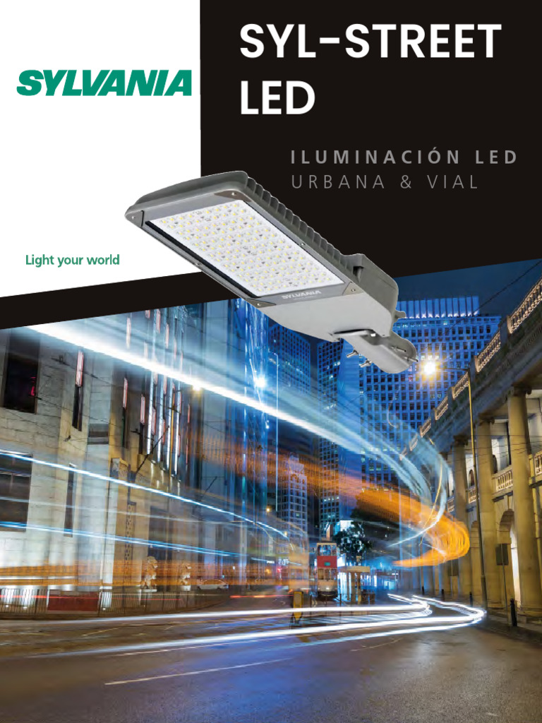 Ficha Técnica Luminaria SYL-STREET AP LED Class II | PDF | Diodo emisor ...