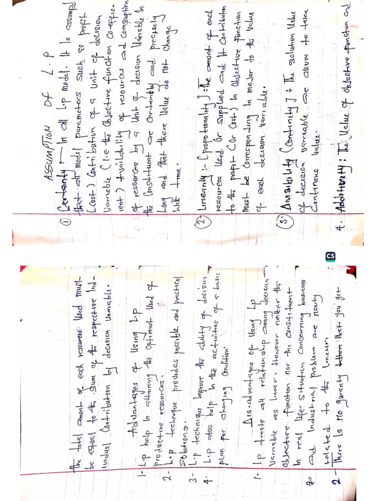 Opr 203 Notes | PDF