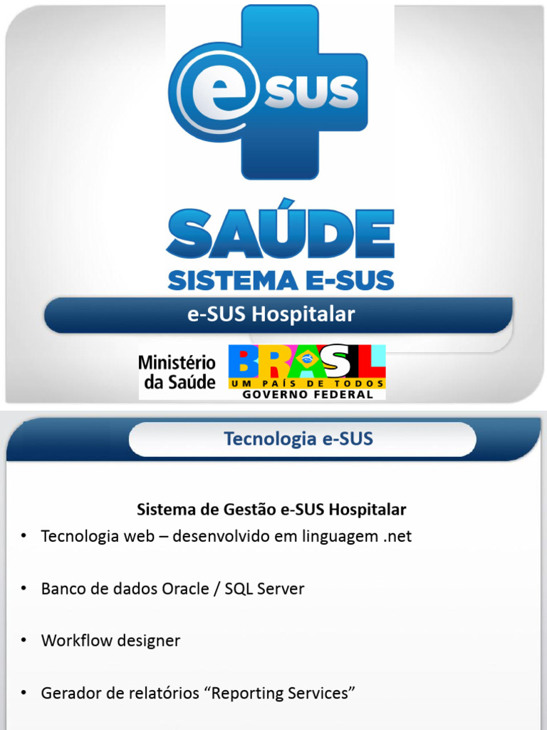 Sistema e-SUS Hospitalar: Gestão Eficiente | PDF | Prontuário ...