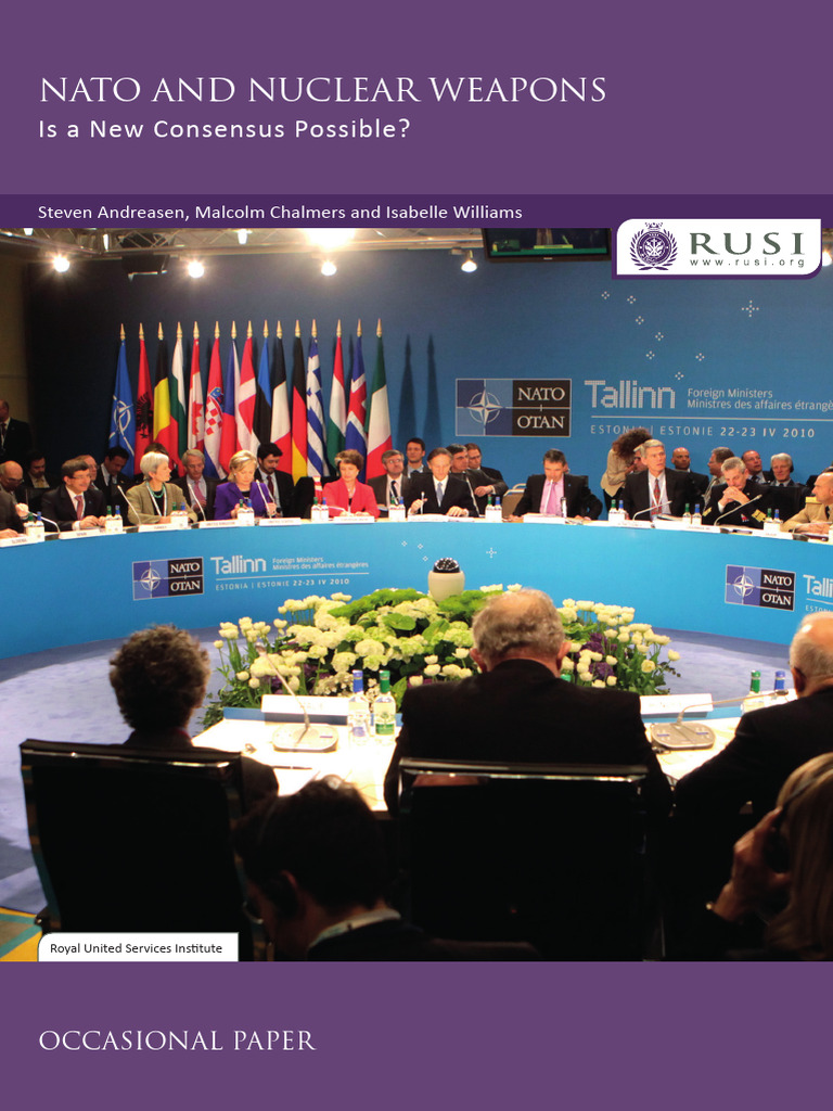 NATO Nuclear Weapons Consensus Analysis | PDF | Nuclear Weapons | Crime ...