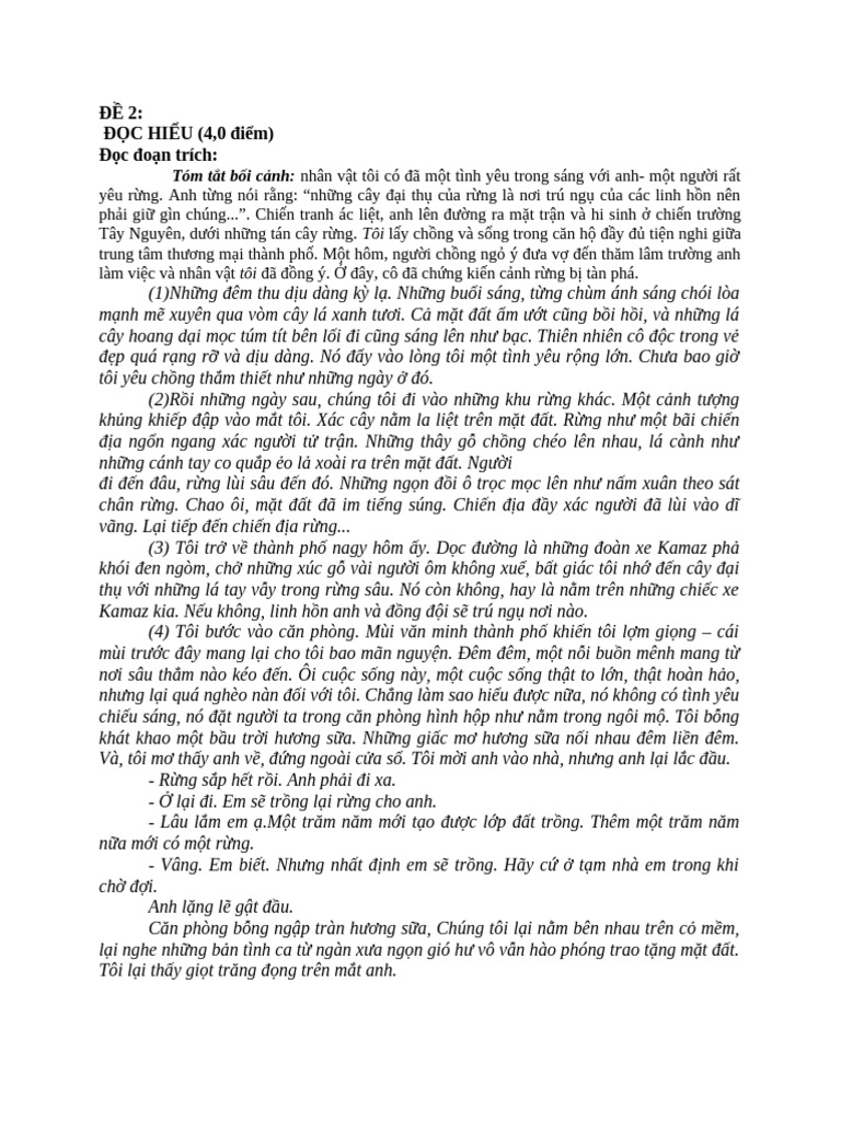 ĐỀ 2 THI THỬ C1 | PDF