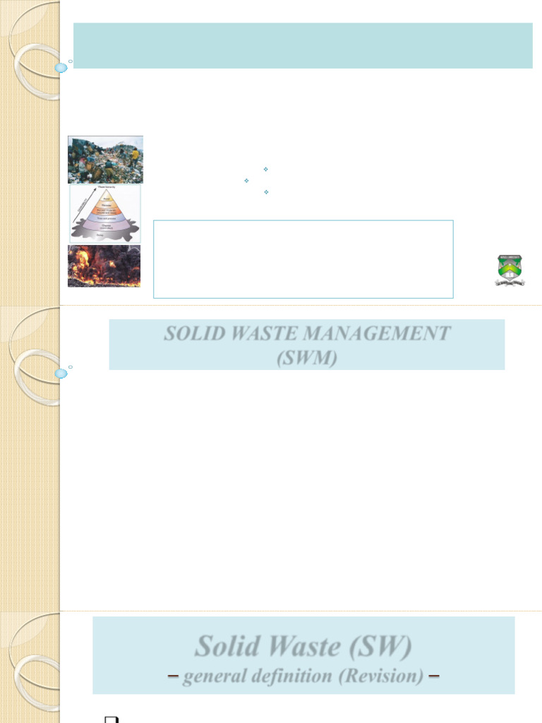 WRMD4701 - Intro - To - Basic Solid Waste Management - R - Chidya ...