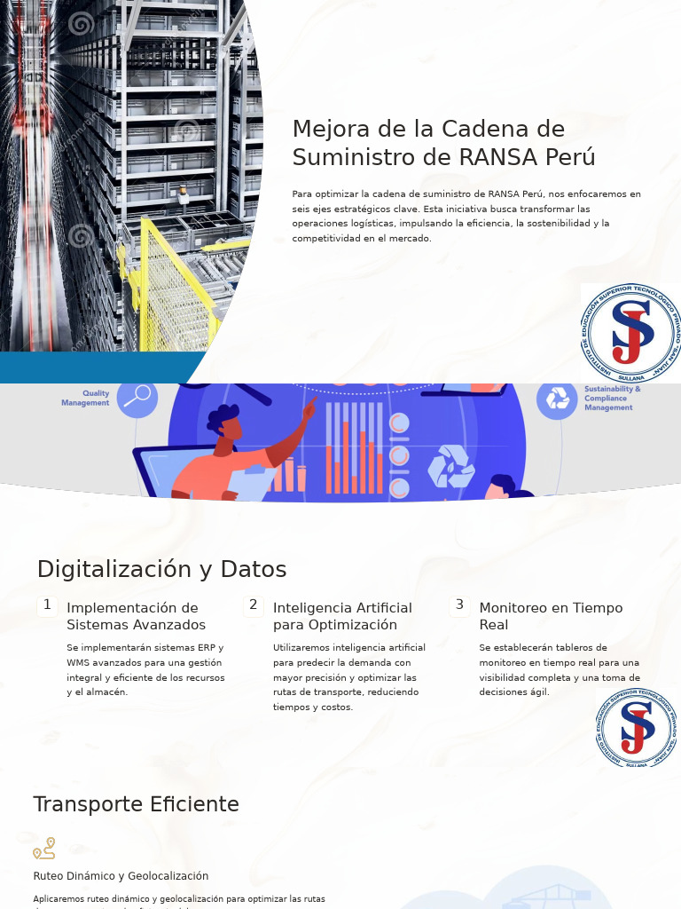 Optimización de la Cadena de Suministro RANSA | PDF | Cadena de ...