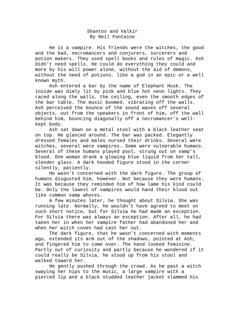 Ash vamp | PDF | Vampires