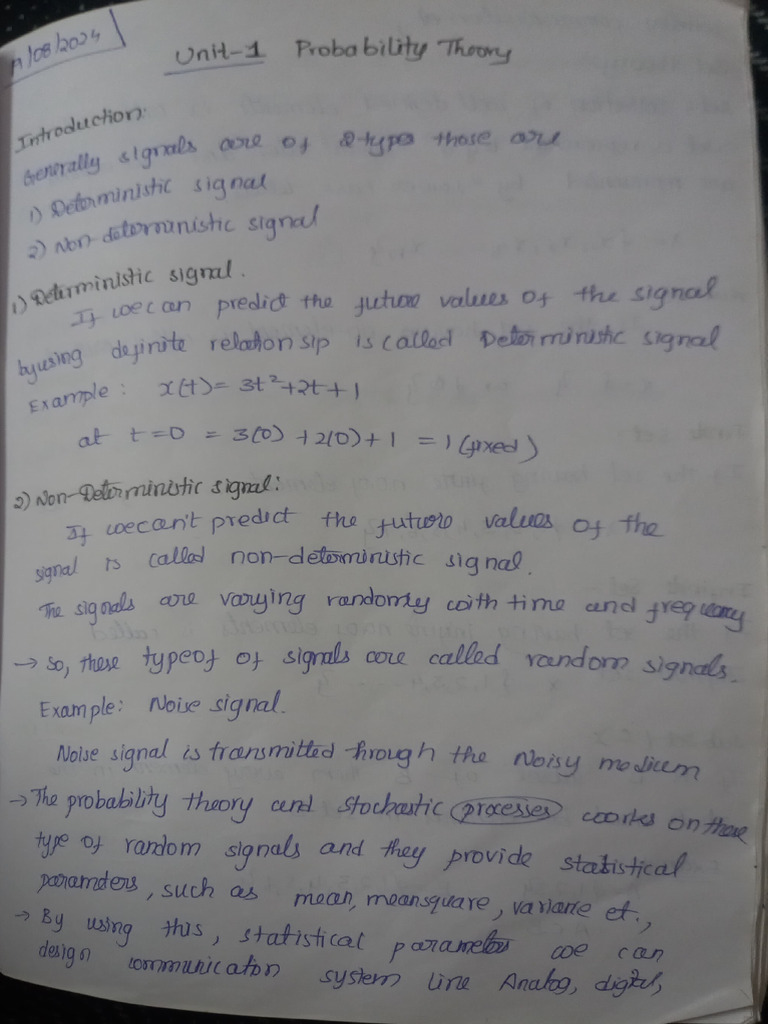 Unit 1 PTSP | PDF